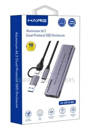 Haing M.2 2 in 1 Nvme Enclosure Hi-2819
