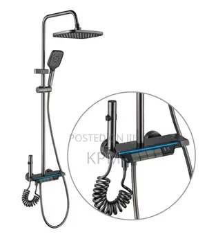 4plugs Flat Panel Turbo Piano Overhead Accurate Temperature Led Shower