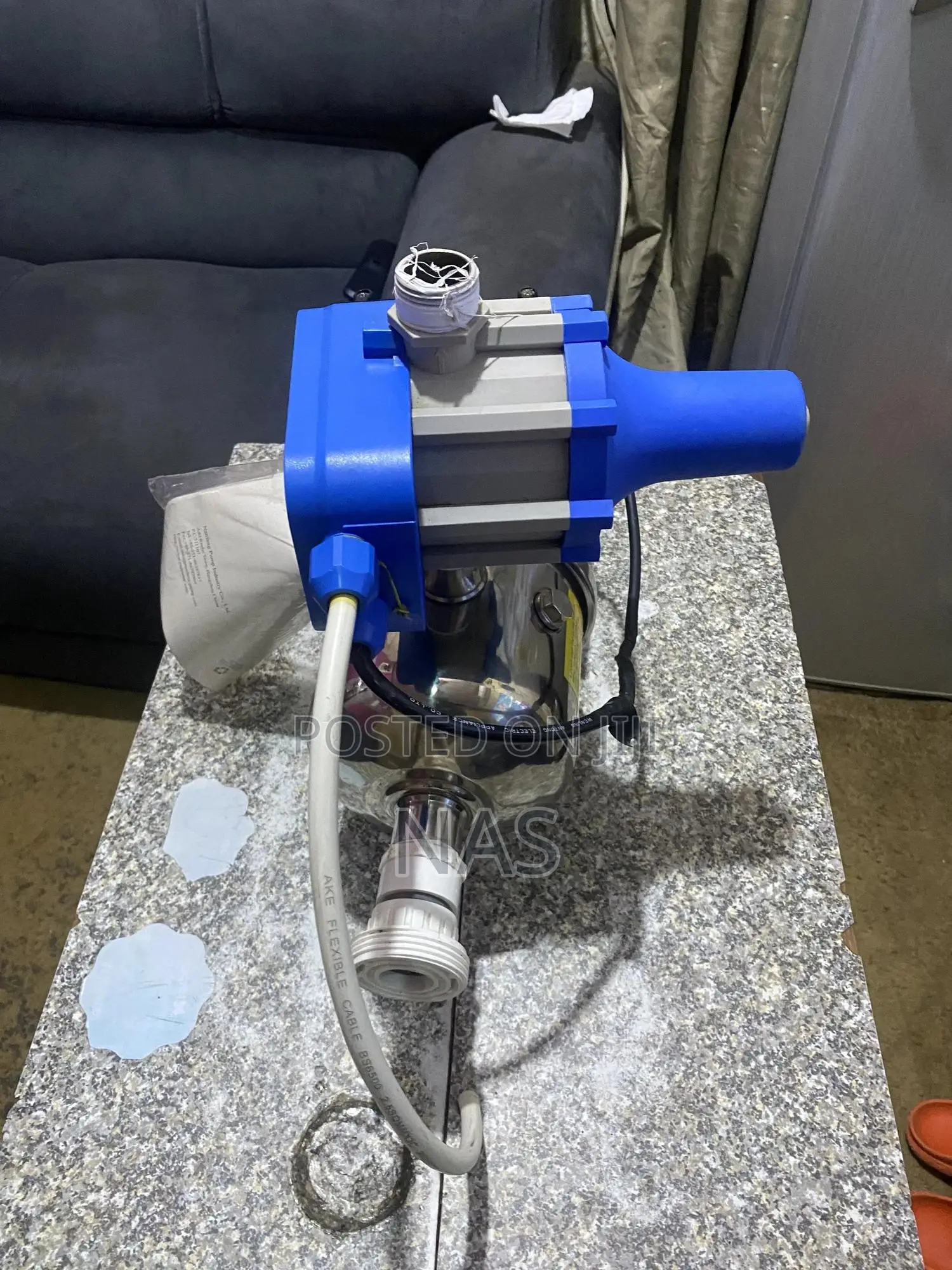 A CNP 0.55 Kw Complete and a Gardena Pump for Sale.