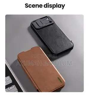 17 Pro Max | 17 Pro Leather Flip Cover
