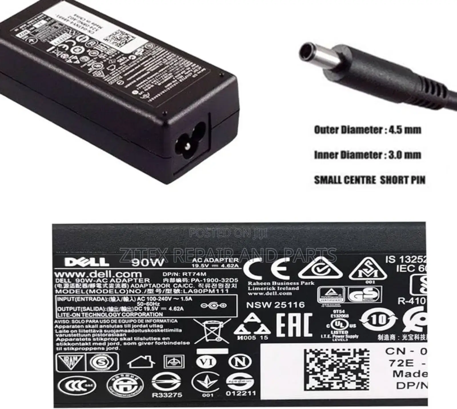 Dell Small Pin Charger