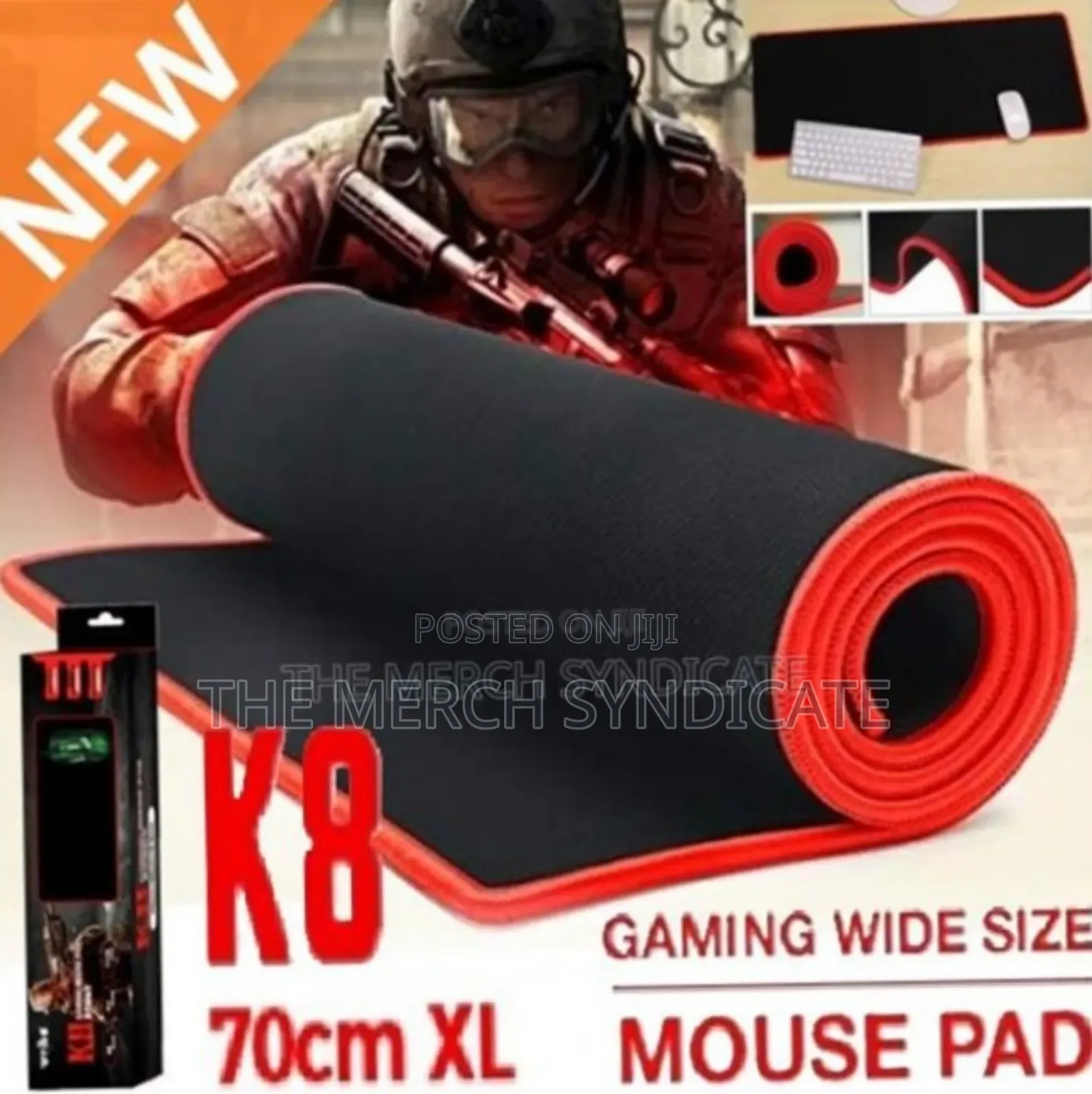 Large 70x30cm Anti-slip Gaming Keyboard Mouse Mat / Pad