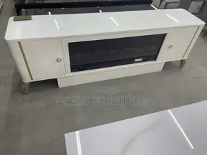 Electronic Wooden Tv Stand With Bluetooth