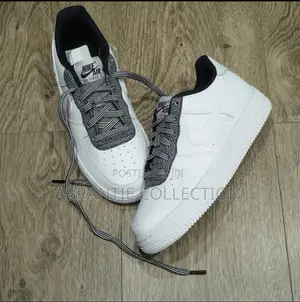Authentic Nike Air Force 1 White Cook Grey