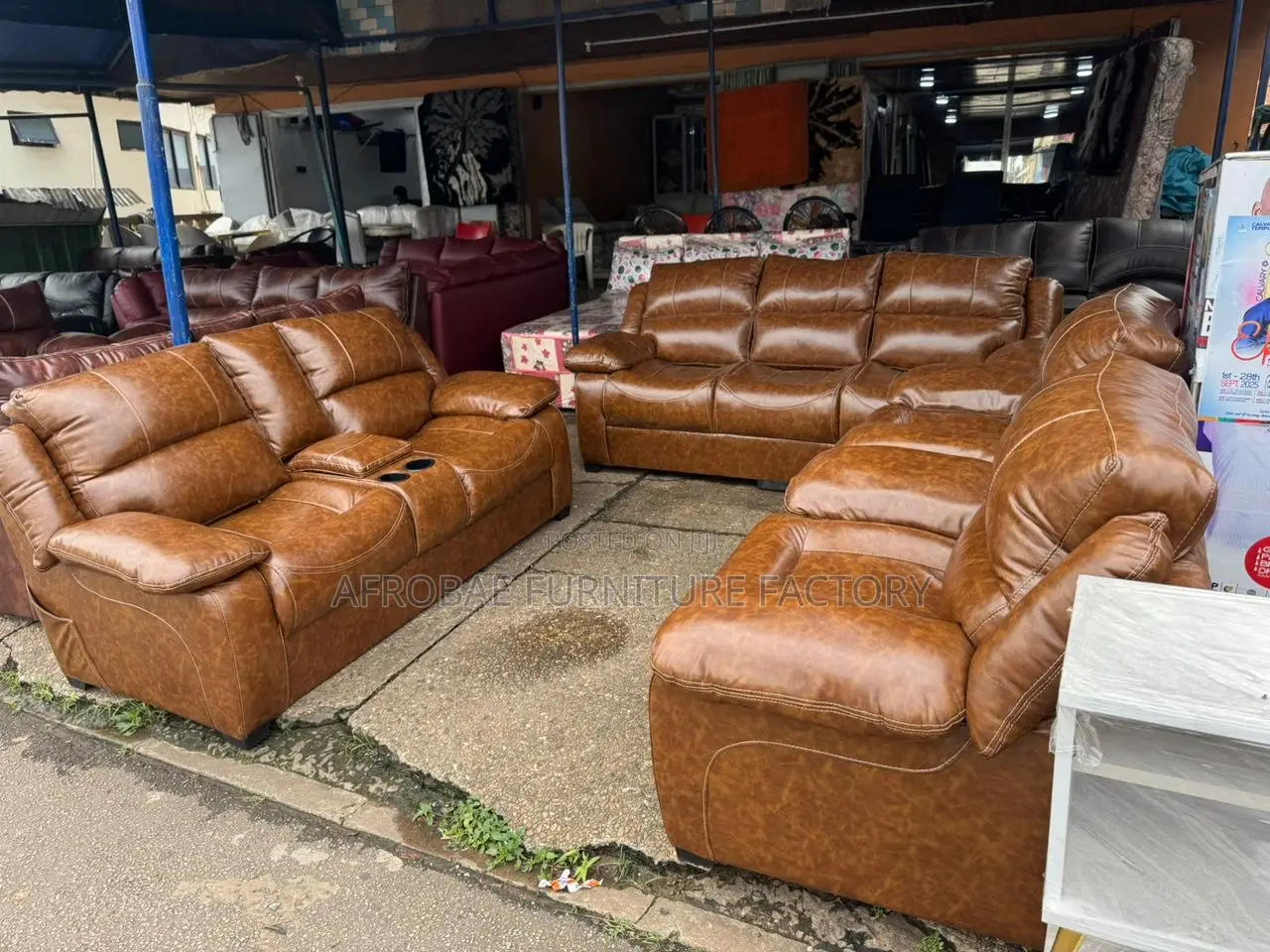 Premium Leather Sofas With Best Prices From Afrobae Factory