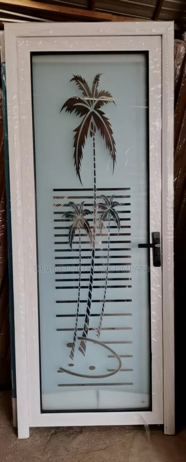 Unique and Elegant Glass Door