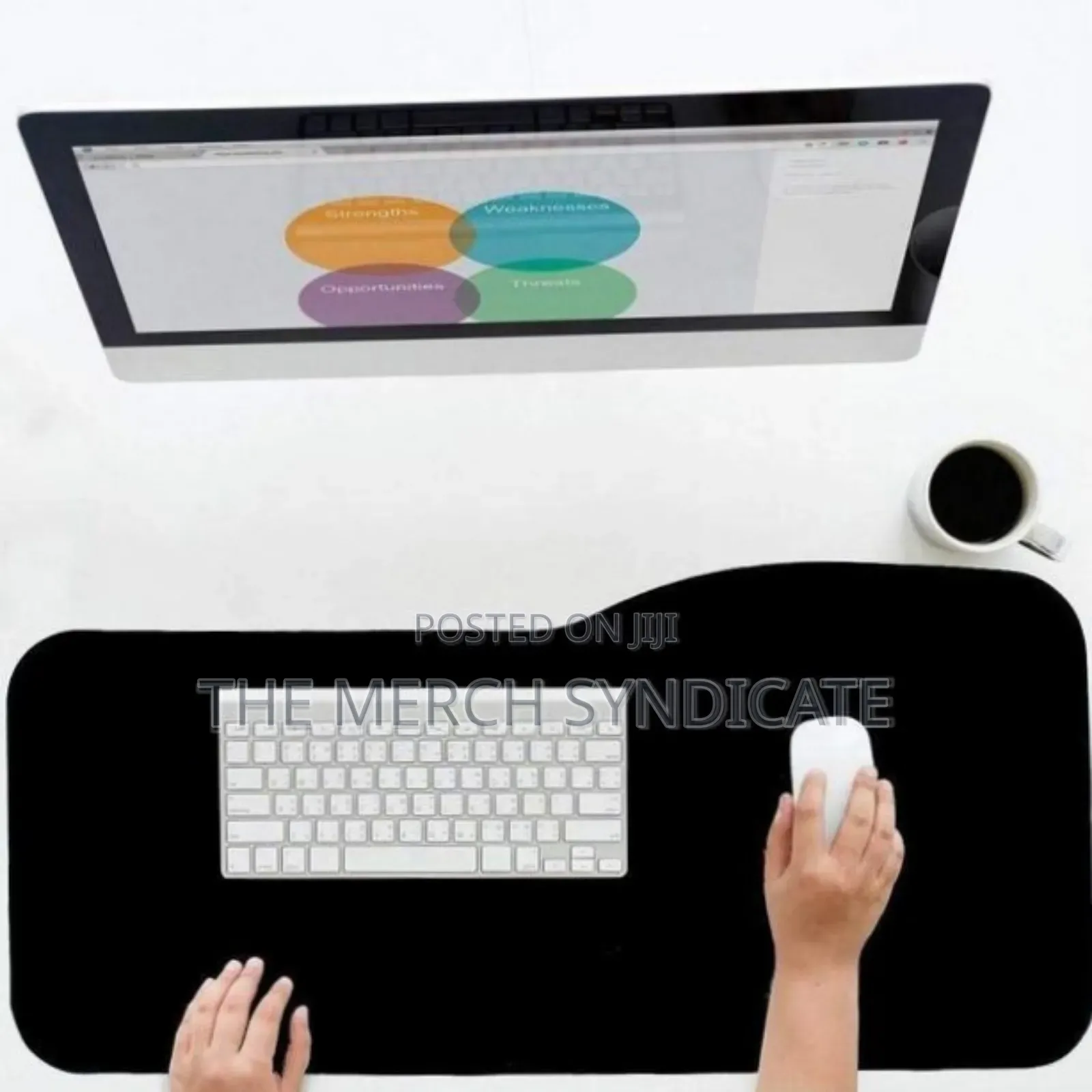 Xlarge 75x35cm Anti-slip Gaming Keyboard Mouse Mat / Pad