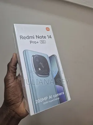 New Xiaomi Redmi Note 14 Pro+ 5G 256 GB Black