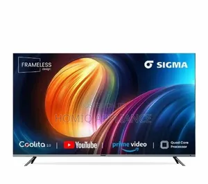 Sigma 55 Android Smart Frameless Led Tv Youtube, Netflix Etc