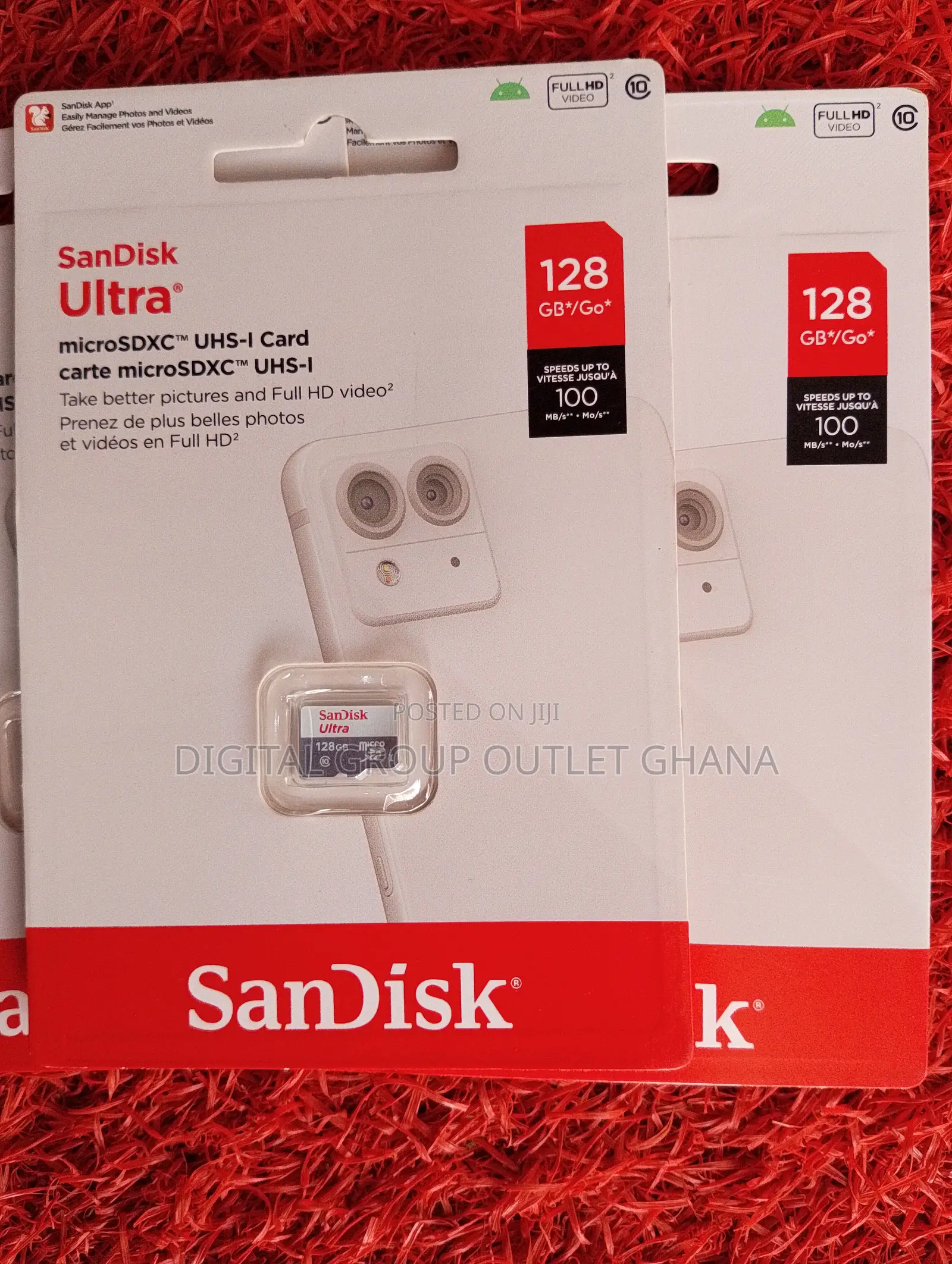 128gb Micro Sd Card For Cctv Camera/Smartphone Recording.