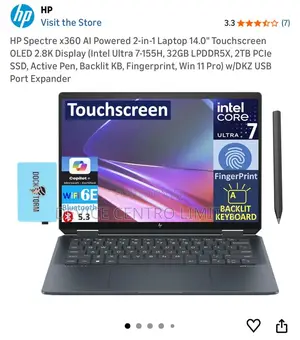 New Laptop HP Spectre X360 3GB Intel Core Ultra 7 SSD 2T