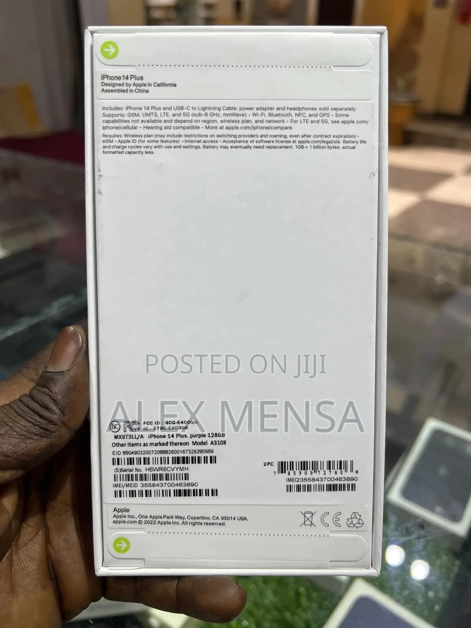 Apple iPhone 14 Plus 128 GB Black