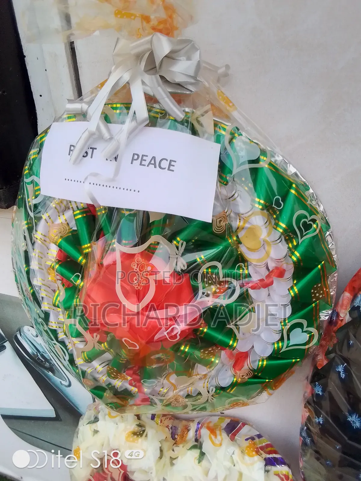 Funual Docuration Wreath