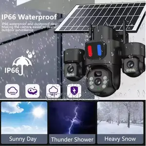 3 Lens 4g Solar Camera