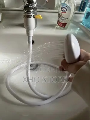 Handheld Shower Head With Water Pipe, Hair Massager, Washer (Hose)