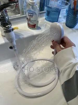 Handheld Shower Head With Water Pipe, Hair Massager, Washer (Hose)