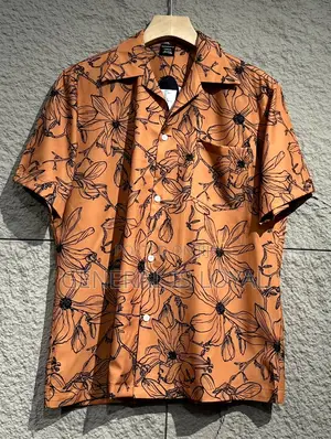Summer Silk Men’S Shirt Top