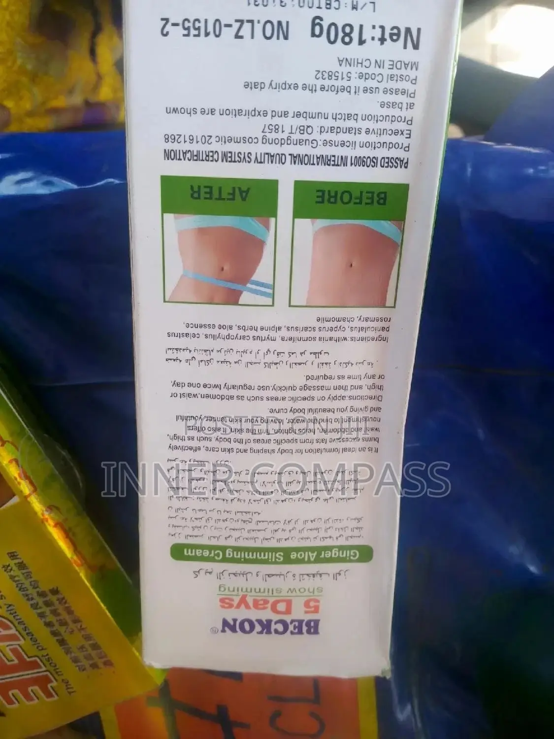 Five (5) Days Beckon Slimming Cream With Aloe Vera