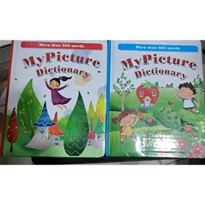 Kids Hard Paper Board Picture Dictionary Over 500 Words 1yr to 6years