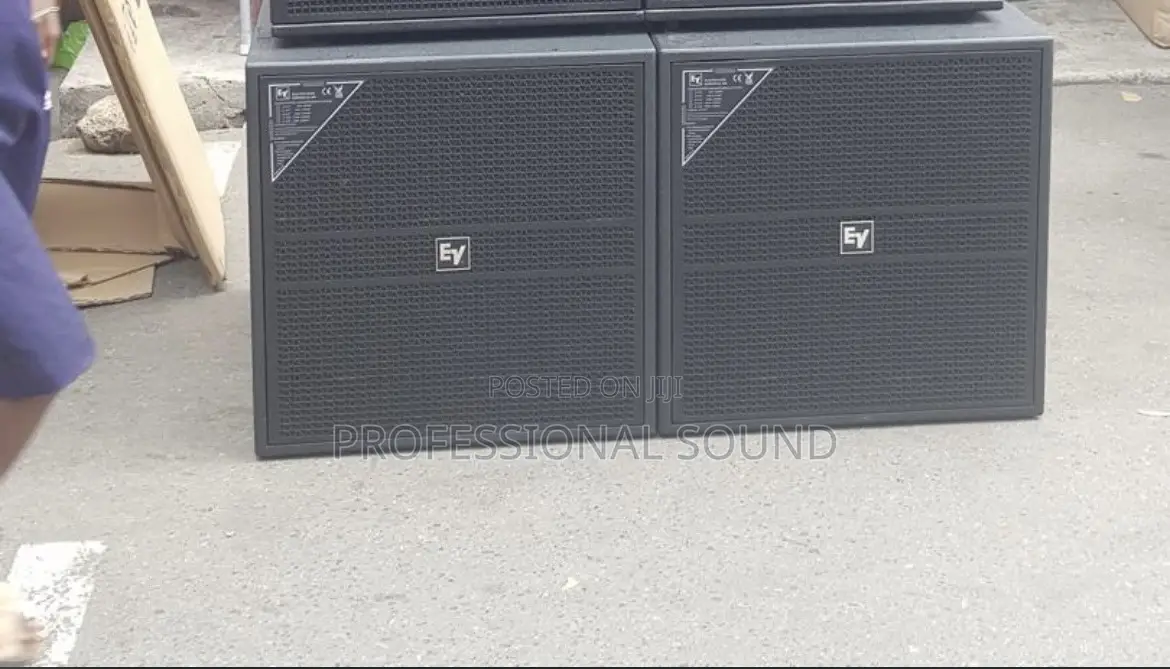 Electro-Voice (Ev) Single Bass Speakers (Subwoofers).