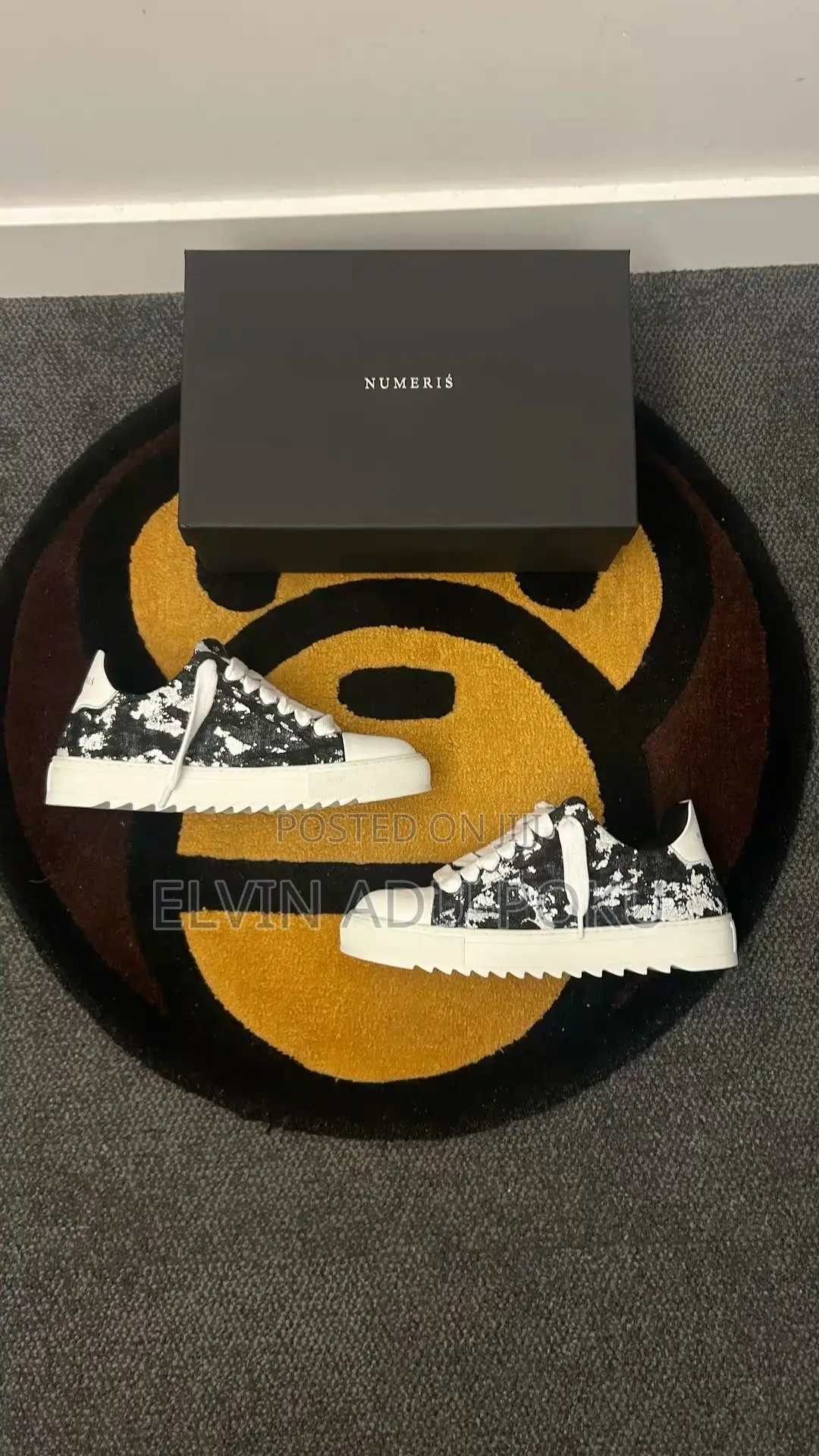 Numeris Raw Canvas Sneakers In Different Style , Swipe>>>