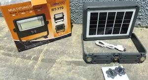 70w Multifunctional Solar Charging Floodlight With Solar Panel Led