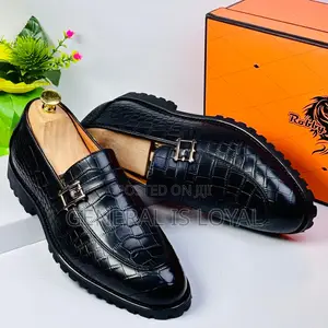 Robby Rosata Black Men Leather Shoe
