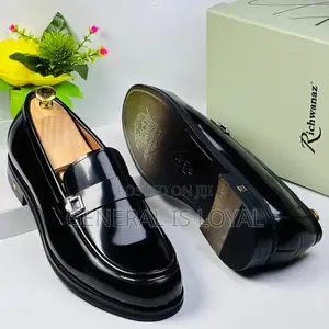 Richwanz Black Mirror Loafers Shoe