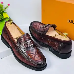 Louis Vuitton Major Loafer Coffee Monogram-embossed Calf Leather