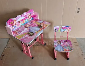 Kids Study Table and Chair Unisex