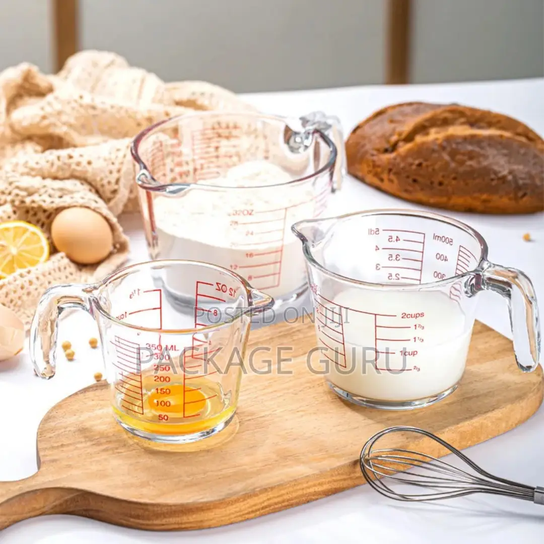 High Borosilicate Glass Measuring Cups