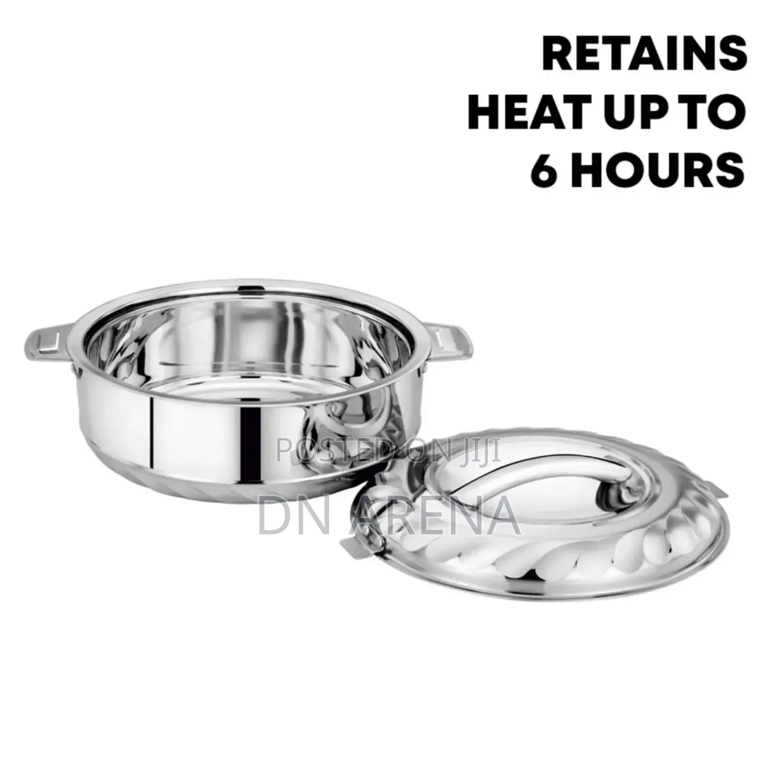 Sq Professional 3pc Jumbo Contour Insulated Hot Pot Set 20l, 15l, 10l