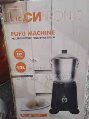 10 Fufu Machine(Traditional Fufu Prepared)Multi Purpose Food Processor