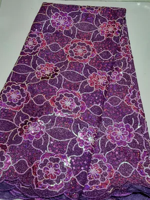Gorgeous Purple Sequin Lace