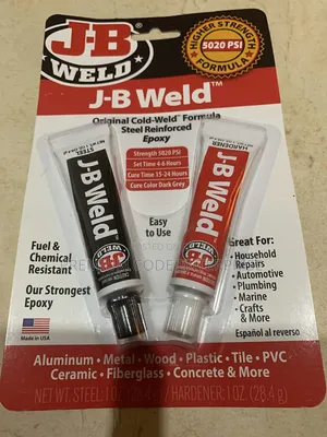 Cold-weld Steel Epoxy – Strong Metal, Wood, Plastic Repair Glue