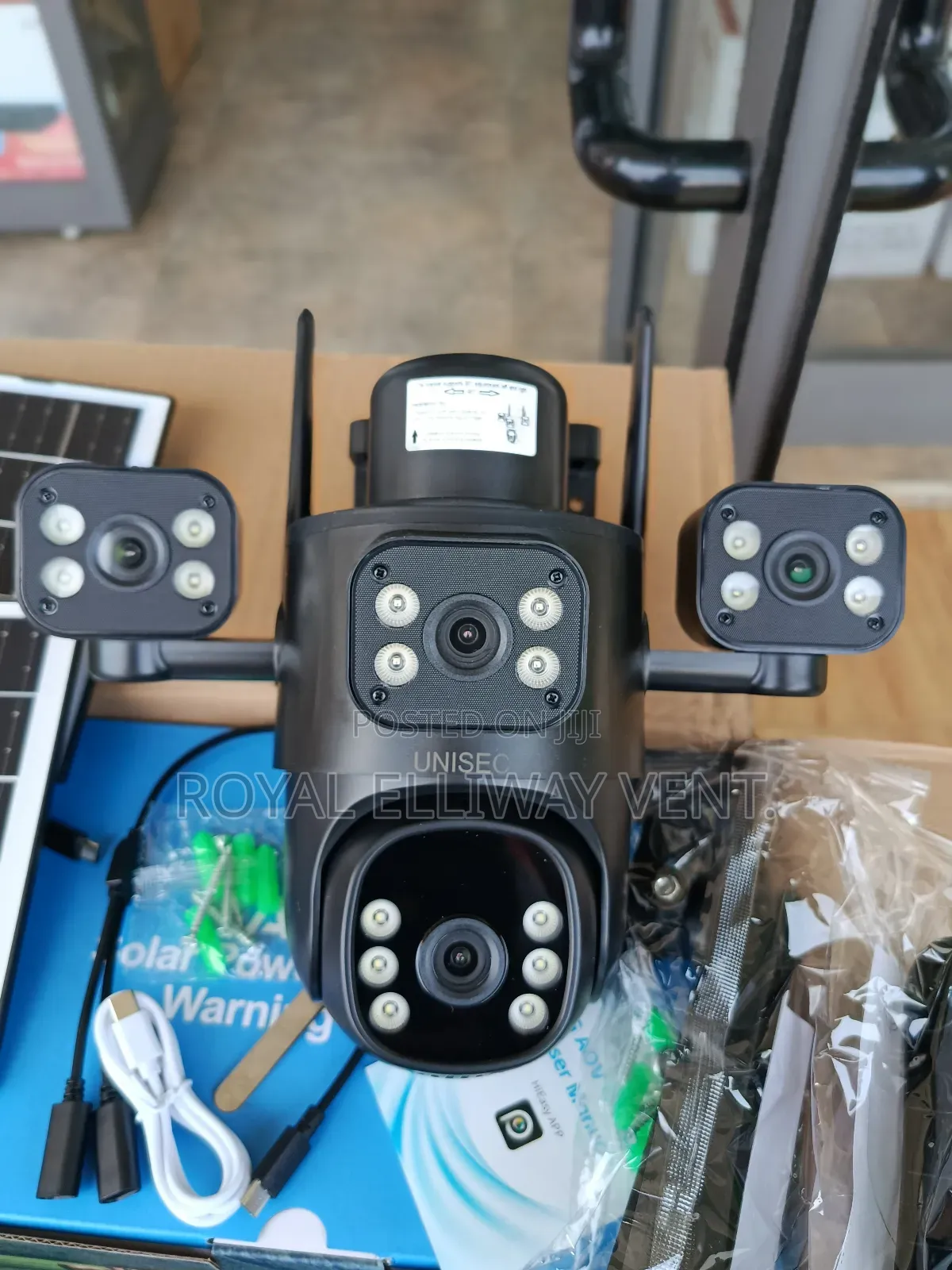 4g Hieasy 4lens Solar Camera