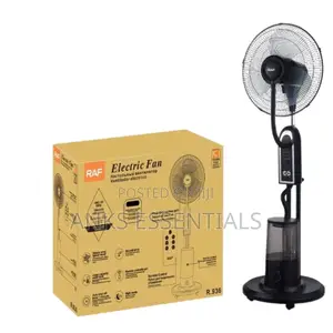 Raf 3-in-1 Rechargeable Mist Fan With Remote – Model R936