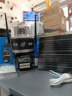 Icsee Dual Lens Solar Camera