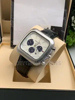 Genuine Leather Strap Gucci Designer Watch