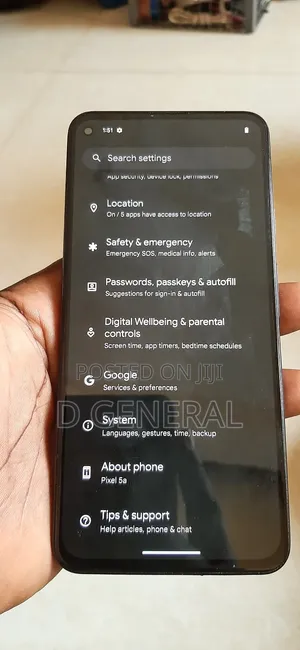 Google Pixel 5a 5G 128 GB Black