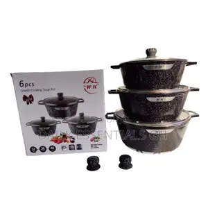 6-Piece Wk Kitchen Set – Pots, Pans Lids Included
