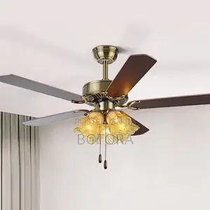 Ceiling Fan Chandelier -4 Led Bulb + Remote - 7w X 4 Mm