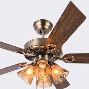 Ceiling Fan Chandelier -4 Led Bulb + Remote - 7w X 4 Mm