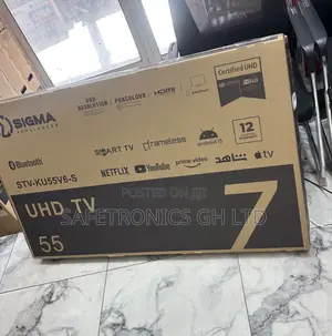 Ultra-Sleek Sigma 55 Inch Led Digital Satellite Smart Tv