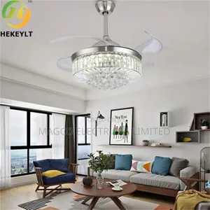 Chandelier Ceiling Fan Light With Remote