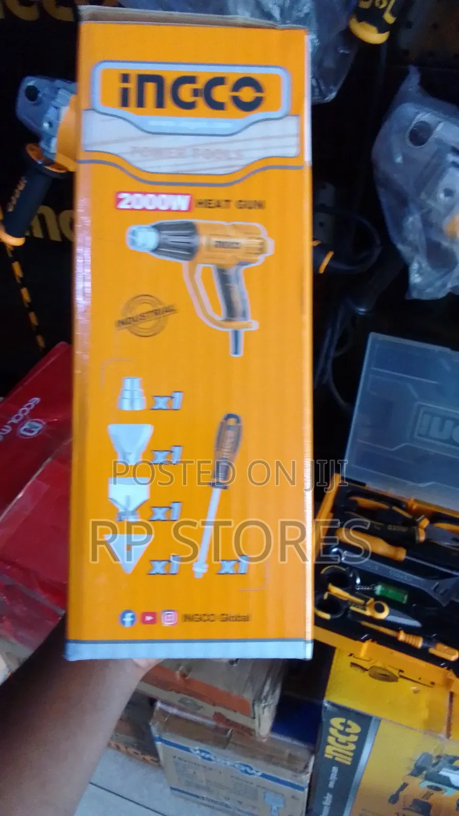 Ingco Heat Gun 2000w With Accessories