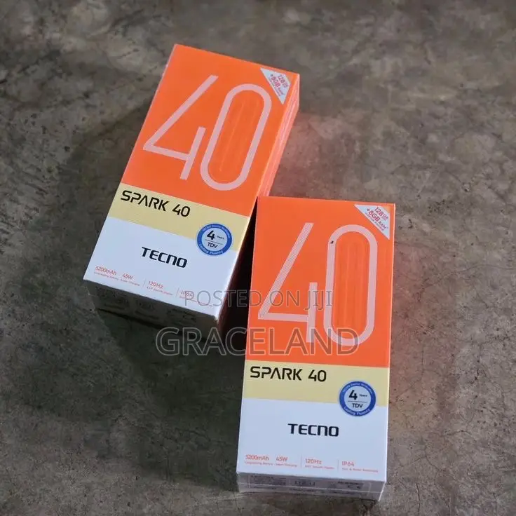 New Tecno Spark 40 128 GB Gray
