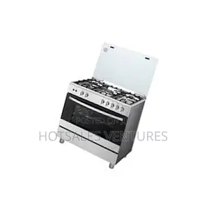 Buy Lg 90cm Free-Standing Stainless Steel Gas Cooker With 5 Burners