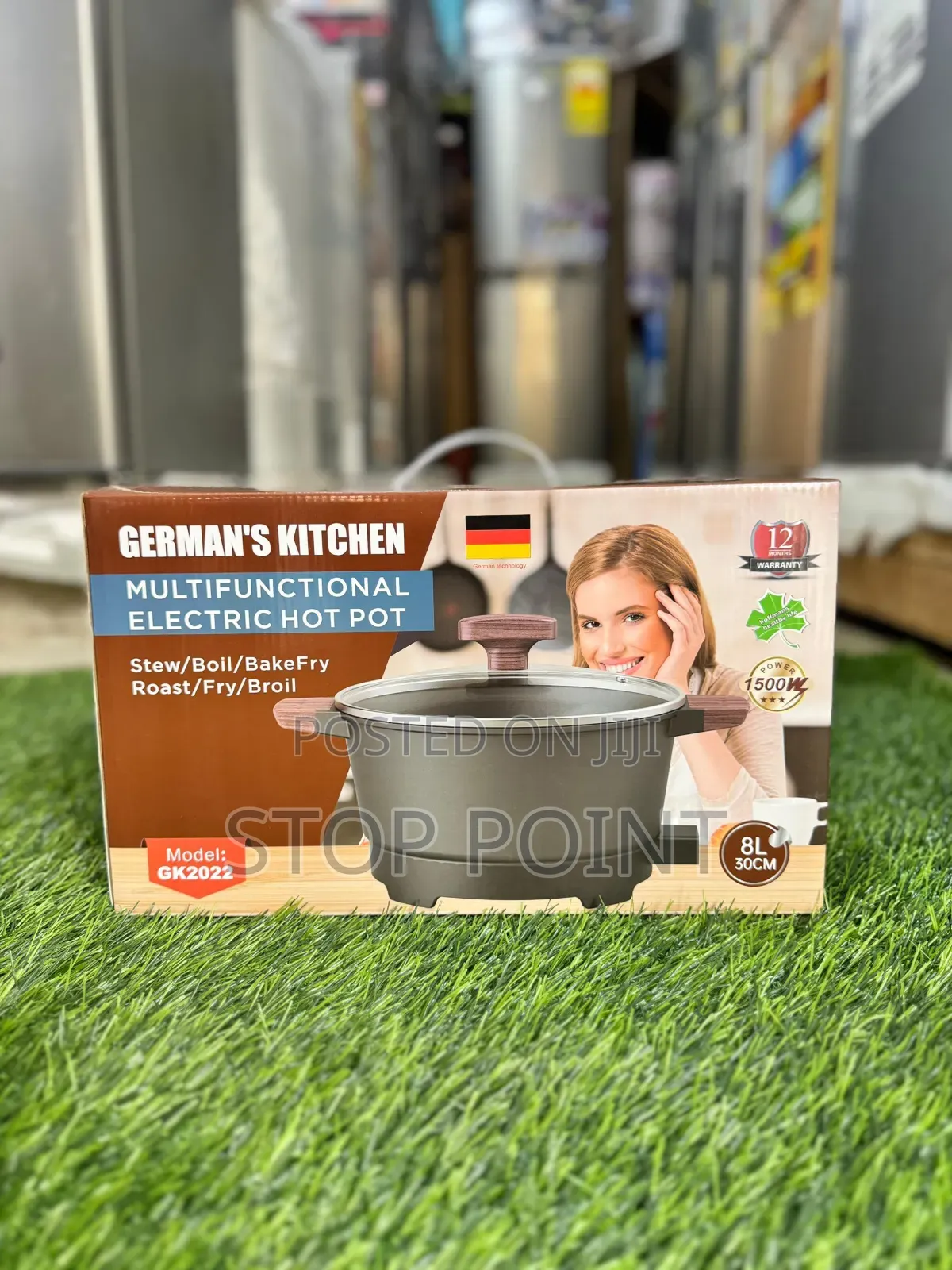 Multi Functional 8ltr Electric Cooking Pot