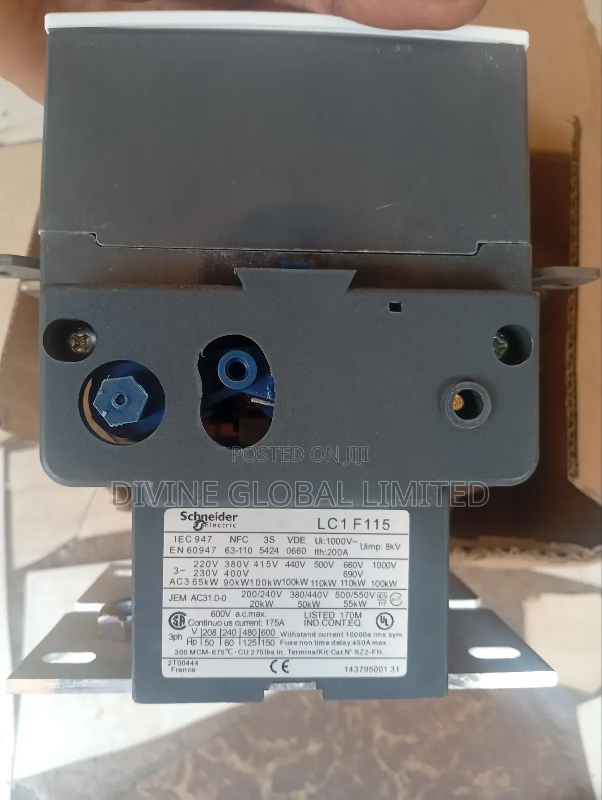 200a Schneider Contactor Lc1f115m7